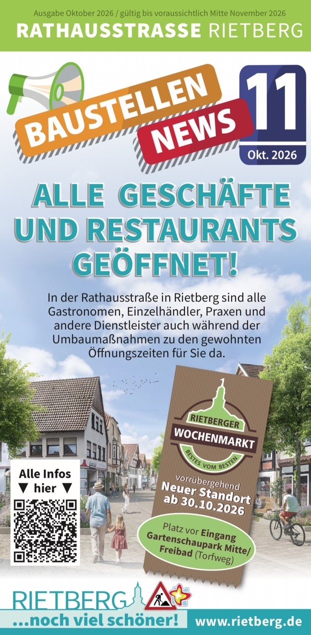 Deckblatt Flyer Baustellennews 11