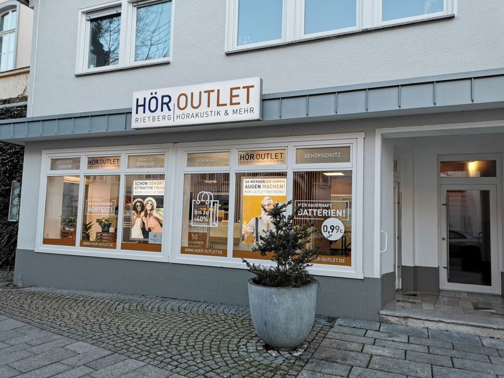 Höroutlet Rietberg Außenansicht